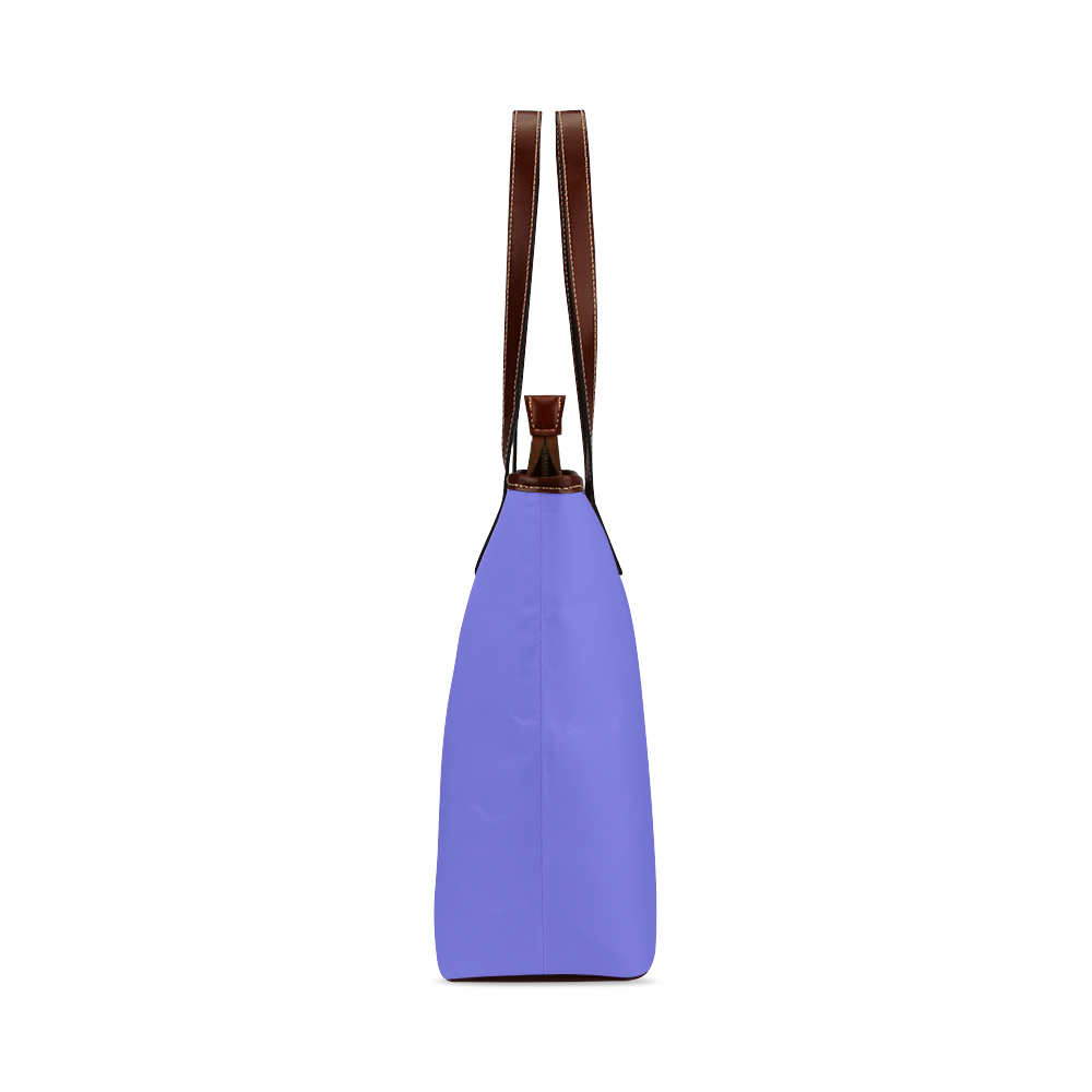 Periwinkle Perkiness Shoulder Tote Bag (Model 1646)