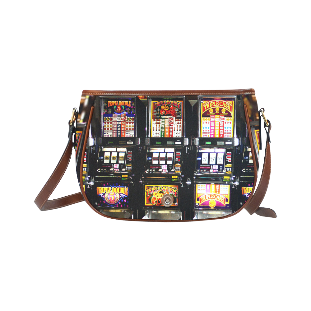 Lucky Slot Machines - Dream Machines Saddle Bag/Small (Model 1649) Full Customization