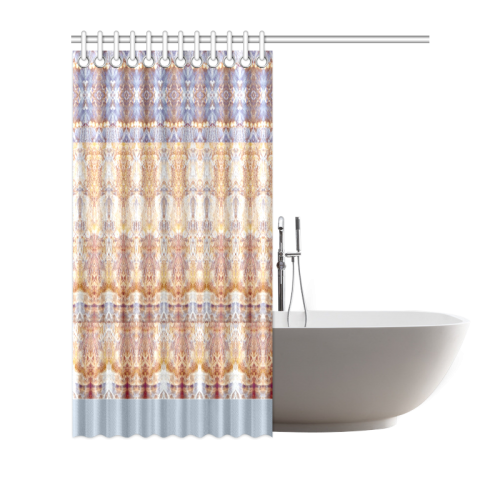 pearl and sand Shower Curtain 66"x72"