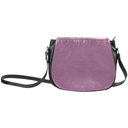 Plum Pretty Classic Saddle Bag/Small (Model 1648)