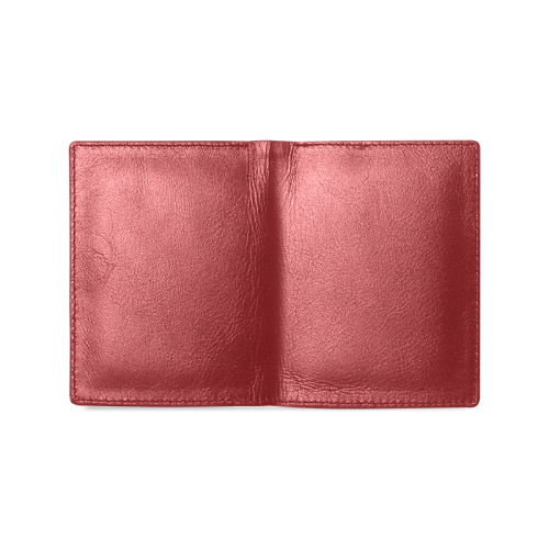 Ombre Red Sands Men's Leather Wallet (Model 1612)