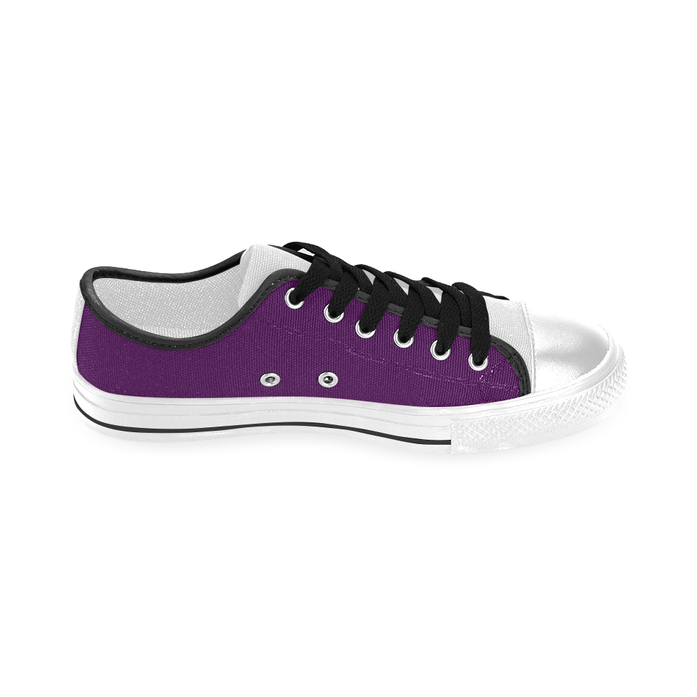 Purple Passion Men's Classic Canvas Shoes (Model 018)