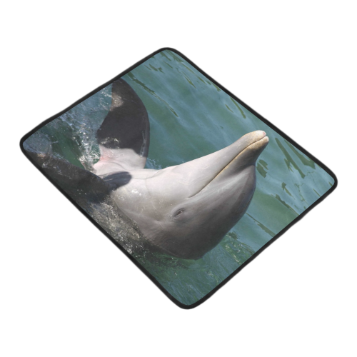 Dolphin20151015 Beach Mat 78"x 60"