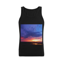 Evening's Face Men's Shoulder-Free Tank Top (Model T33)