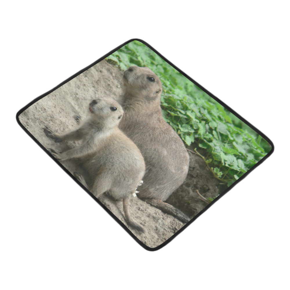 prairie dogs 04 Beach Mat 78"x 60"