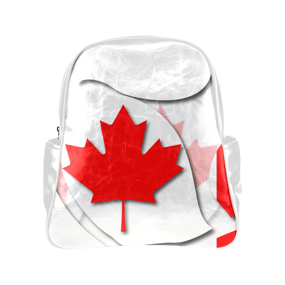 Flag of Canada Multi-Pockets Backpack (Model 1636)