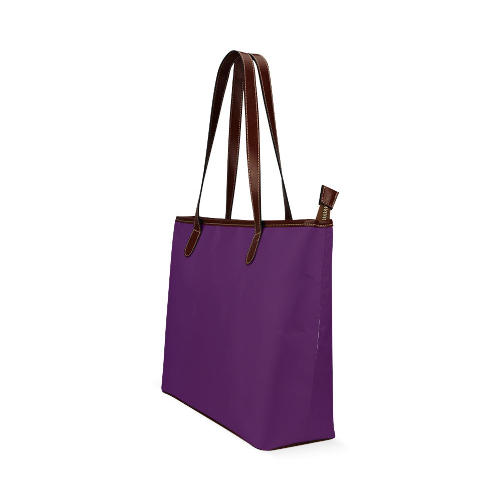 Purple Passion Shoulder Tote Bag (Model 1646)