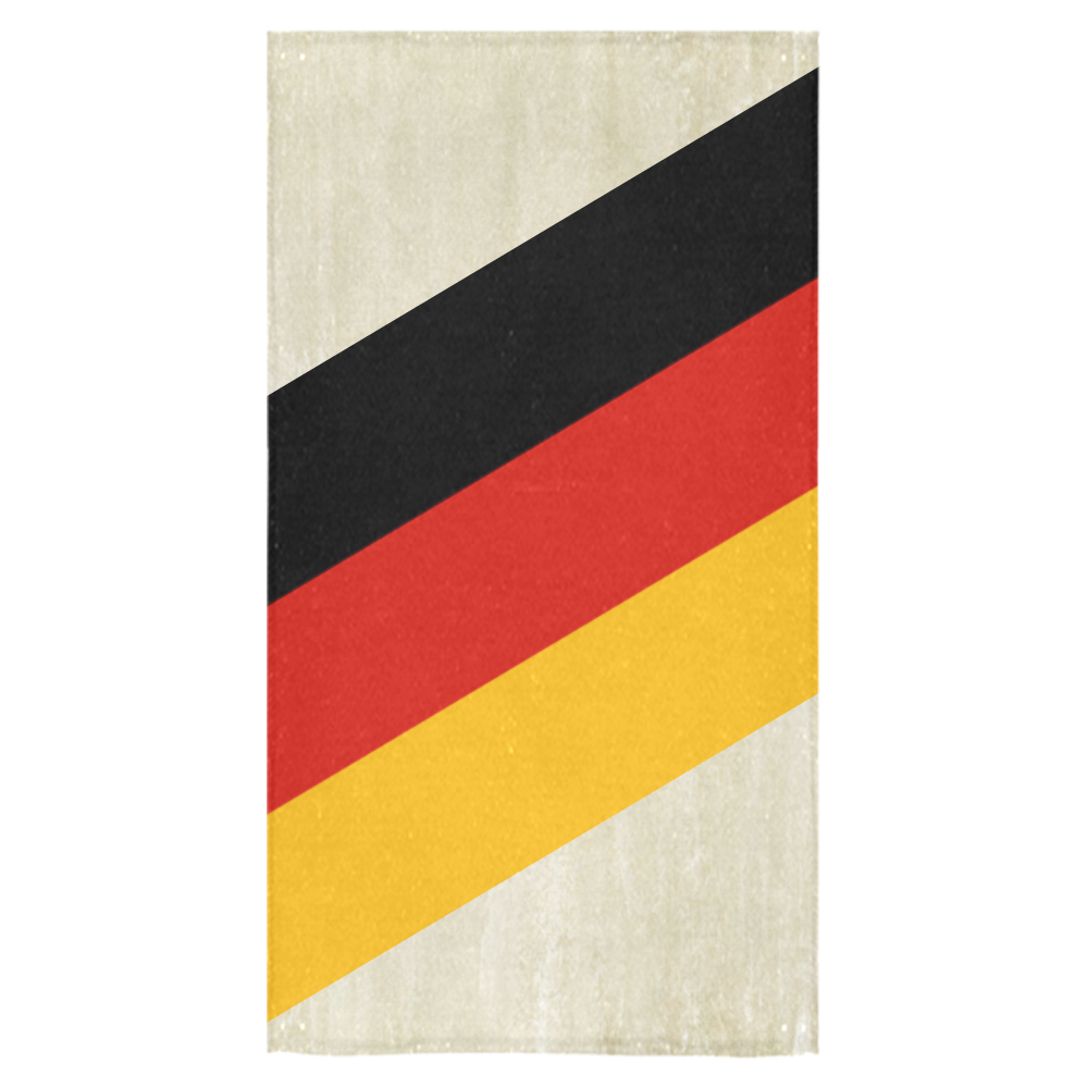 German Flag Colored Stripes Bath Towel 30"x56"