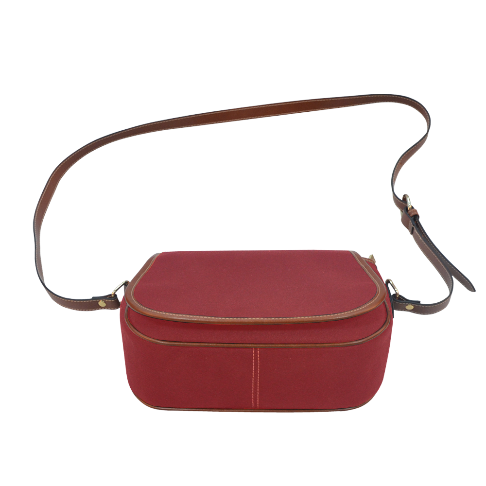 Ombre Red Sands Saddle Bag/Small (Model 1649) Full Customization