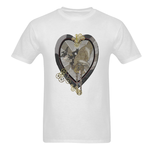 Time piece heart Sunny Men's T- shirt (Model T06)