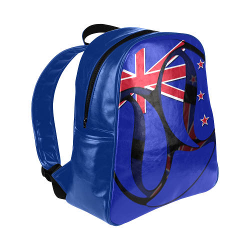 The Flag of New Zealand Multi-Pockets Backpack (Model 1636)