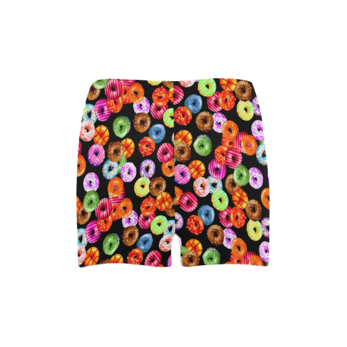 Colorful Yummy DONUTS pattern Briseis Skinny Shorts (Model L04)