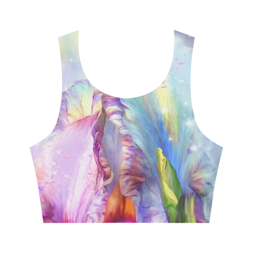 Astract mystical Women's Crop Top (Model T42)