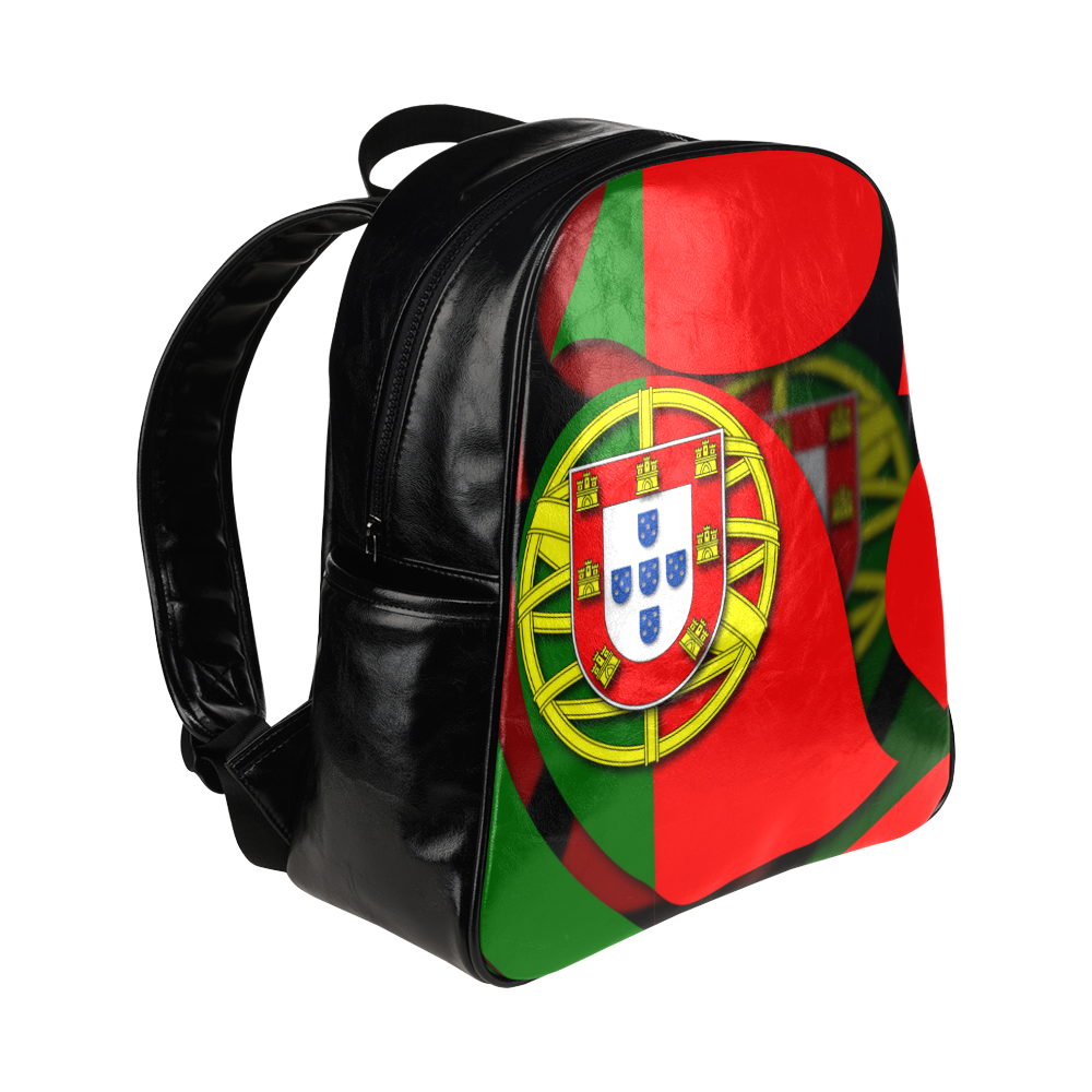 The Flag of Portugal Multi-Pockets Backpack (Model 1636)