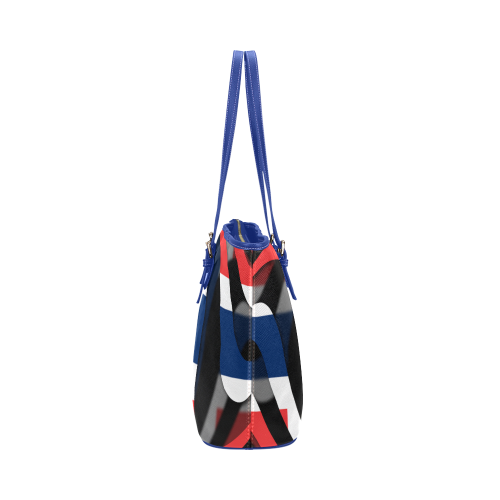 The Flag of Norway Leather Tote Bag/Large (Model 1651)