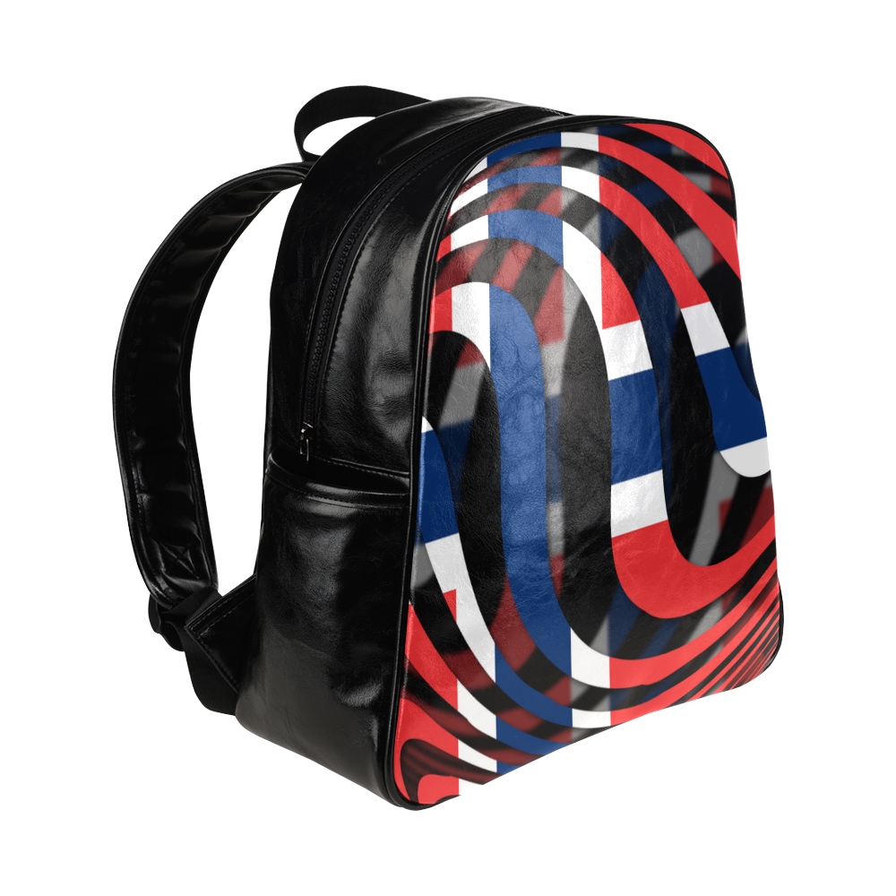 The Flag of Norway Multi-Pockets Backpack (Model 1636)