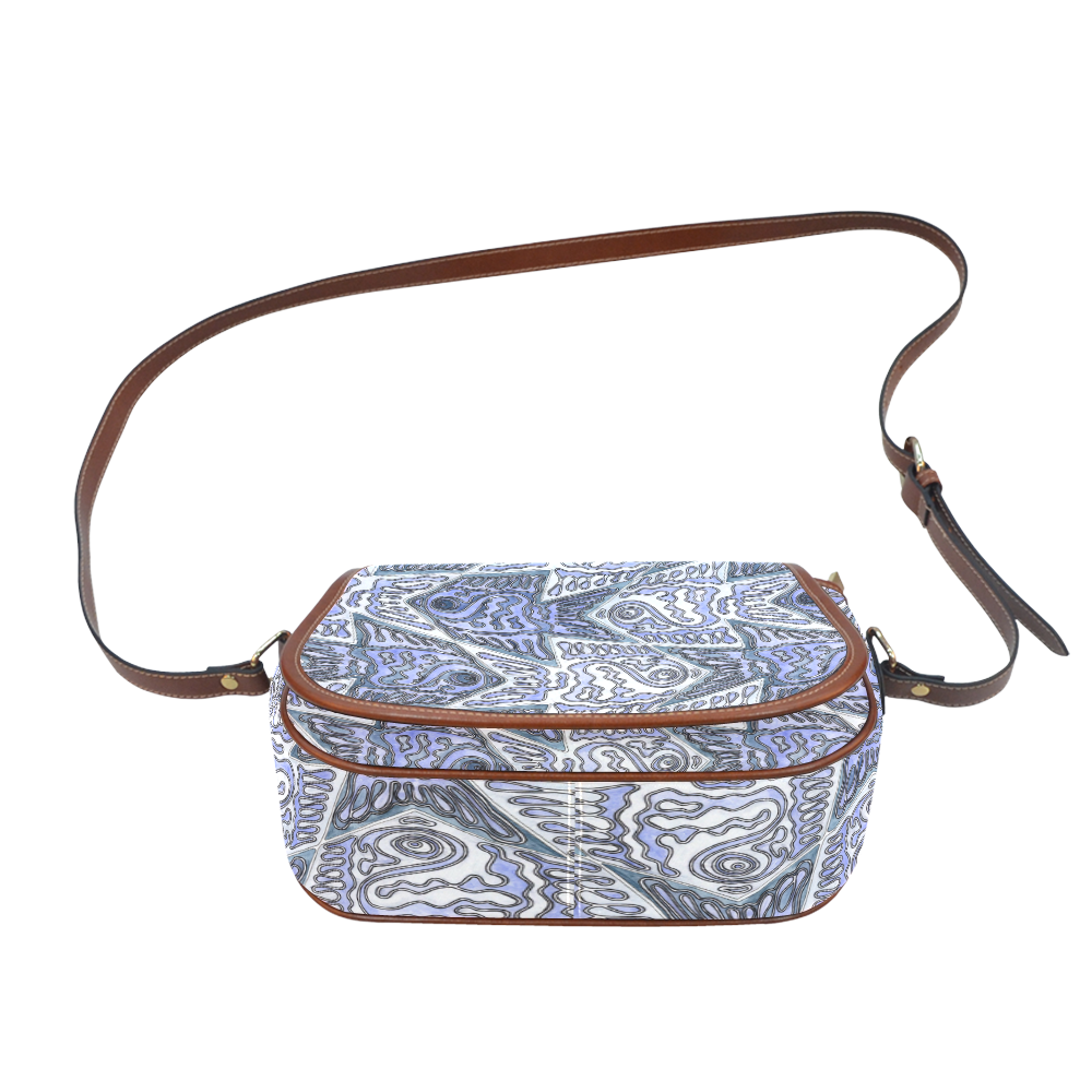 Fish Tessellation Saddle Bag/Small (Model 1649) Full Customization