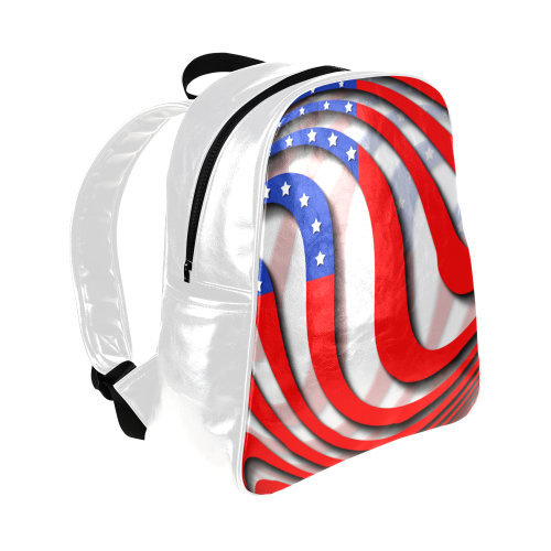 Flag of United States of America Multi-Pockets Backpack (Model 1636)