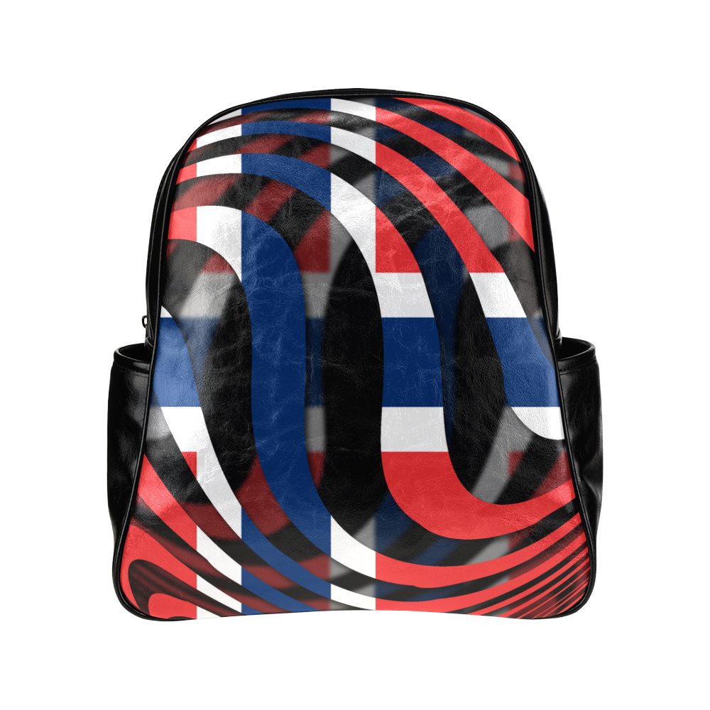 The Flag of Norway Multi-Pockets Backpack (Model 1636)