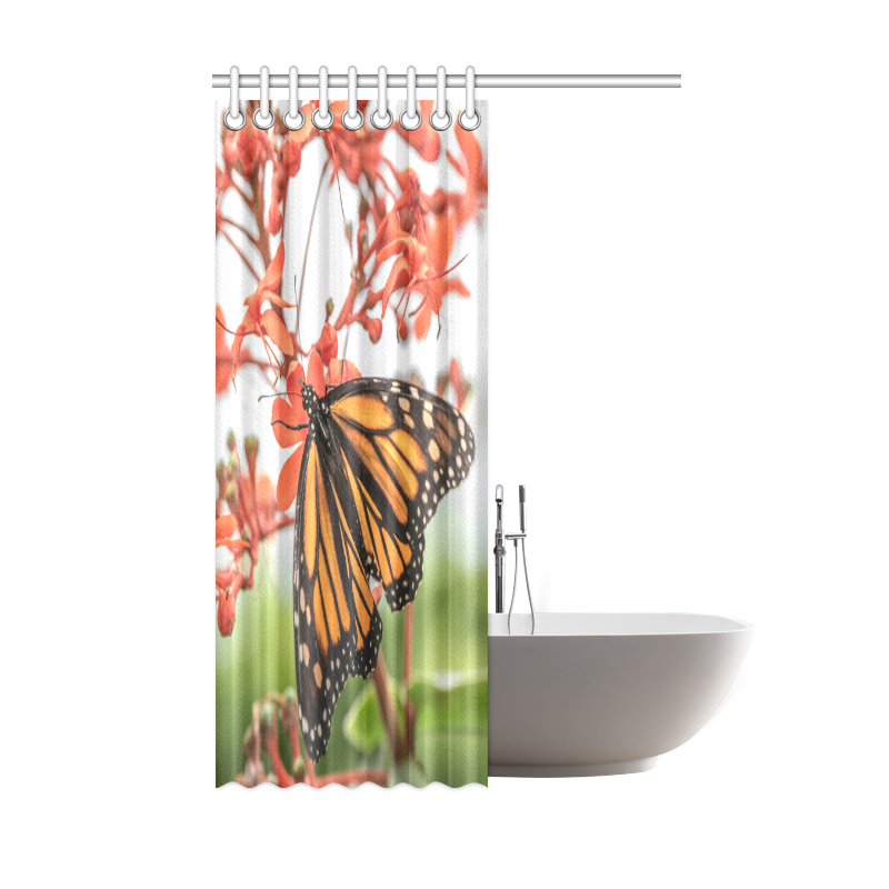Monarch Butterfly Dreams Shower Curtain 48"x72"