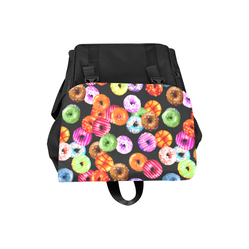 Colorful Yummy DONUTS pattern Casual Shoulders Backpack (Model 1623)