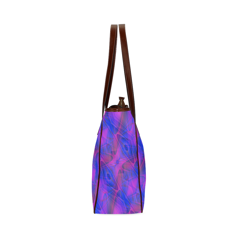 Sci-fi Fractal in Blue and Purple Classic Tote Bag (Model 1644)