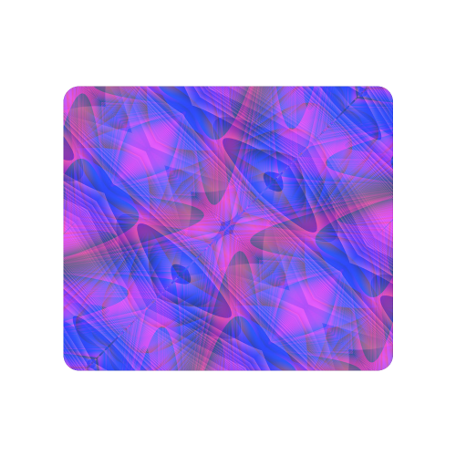 Blue and Purple Abstract Men's Clutch Purse （Model 1638）