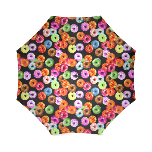 Colorful Yummy DONUTS pattern Foldable Umbrella (Model U01)