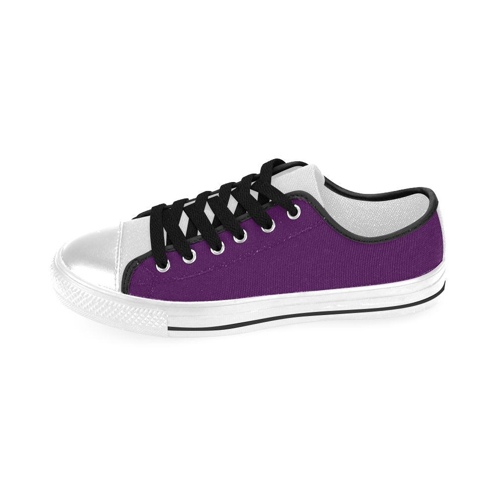 Purple Passion Men's Classic Canvas Shoes (Model 018)