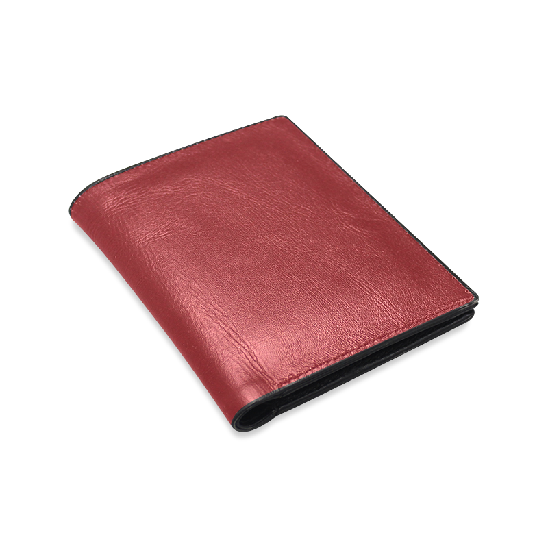 Ombre Red Sands Men's Leather Wallet (Model 1612)