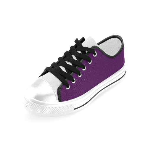 Purple Passion Men's Classic Canvas Shoes (Model 018)