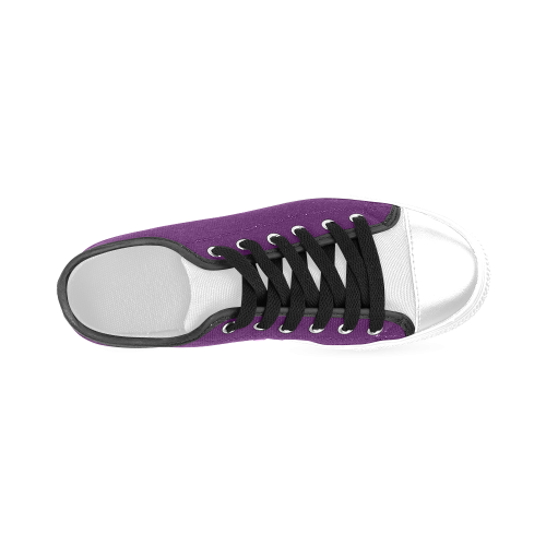 Purple Passion Men's Classic Canvas Shoes (Model 018)