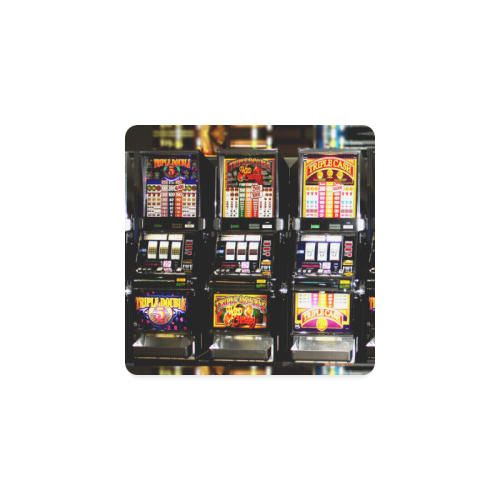 Lucky Slot Machines - Dream Machines Square Coaster