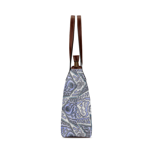Fish Tessellation Shoulder Tote Bag (Model 1646)