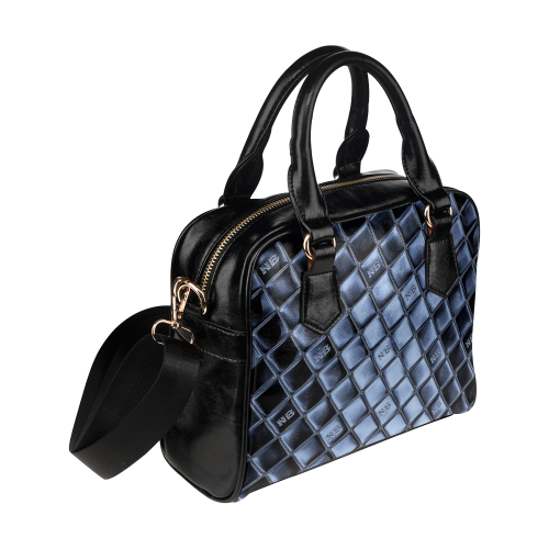 NB Dark Blue by Nico Bielow Shoulder Handbag (Model 1634)