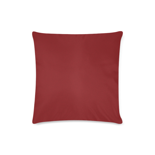 Ombre Red Sands Custom Zippered Pillow Case 16"x16" (one side)