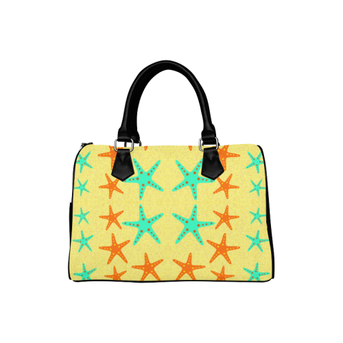 Starfish at the beach Boston Handbag (Model 1621)