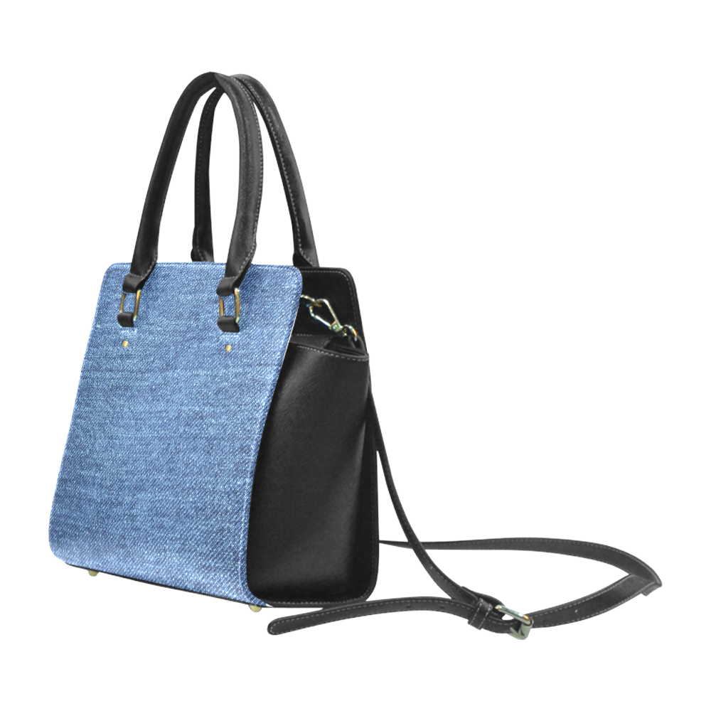 Classic Denim Blue Classic Shoulder Handbag (Model 1653)