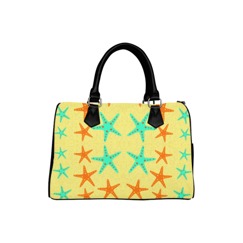 Starfish at the beach Boston Handbag (Model 1621)