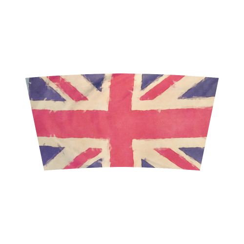 British UNION JACK flag grunge style Bandeau Top