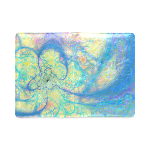 Blue Angel, Abstract Cosmic Azure Lemon Custom NoteBook A5