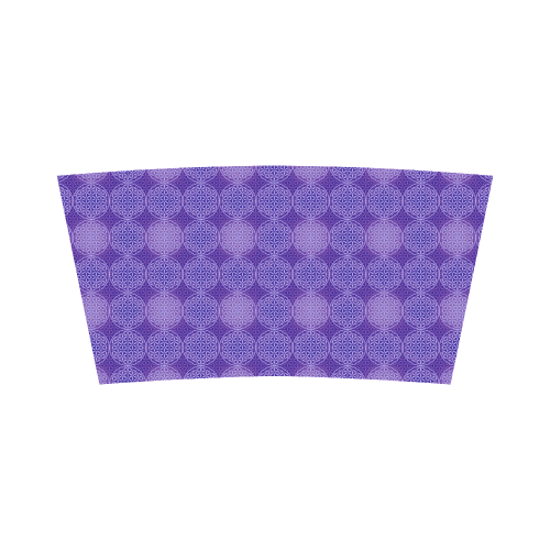 FLOWER OF LIFE stamp pattern purple violet Bandeau Top