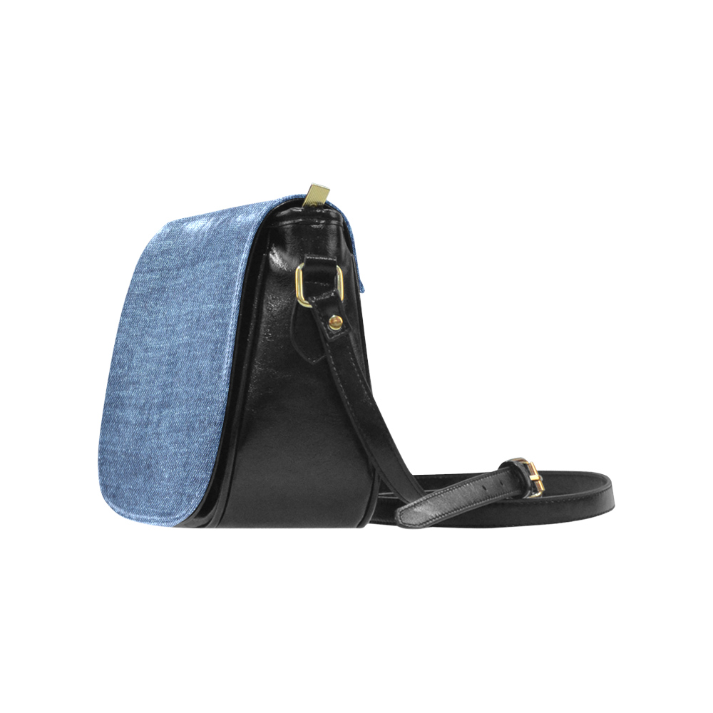 Classic Denim Blue Classic Saddle Bag/Small (Model 1648)