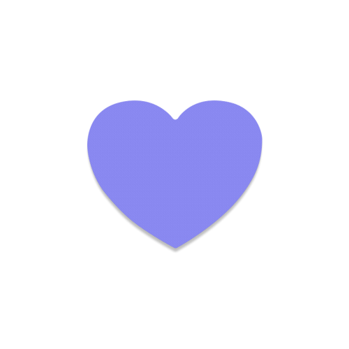 Periwinkle Perkiness Heart Coaster