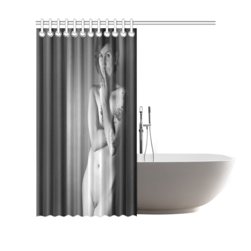 nude Shower Curtain 69"x70"