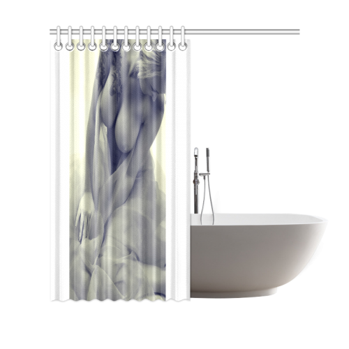 nude Shower Curtain 69"x70"