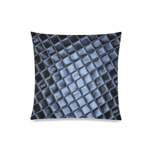 NB Dark Blue by Nico Bielow Custom Zippered Pillow Case 20"x20"(Twin Sides)