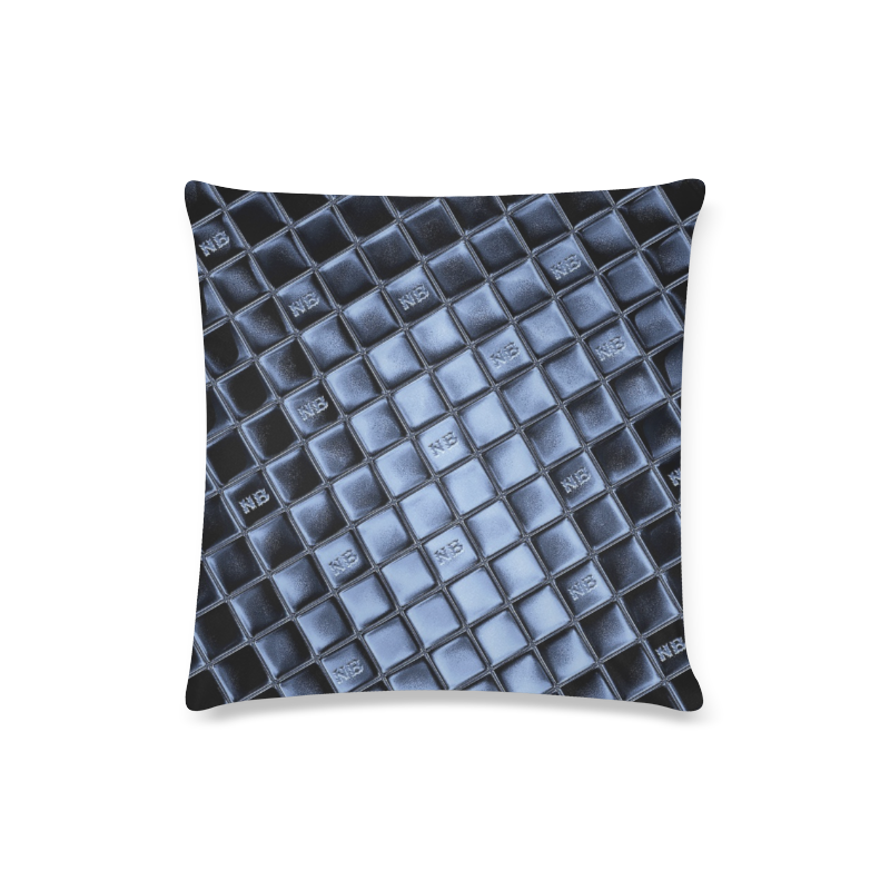 NB Dark Blue by Nico Bielow Custom Zippered Pillow Case 16"x16"(Twin Sides)