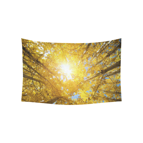 Autumn Tree Nature Cotton Linen Wall Tapestry 60"x 40"