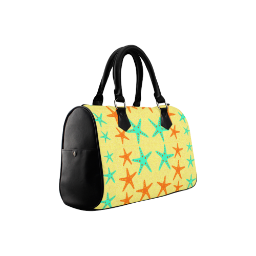 Starfish at the beach Boston Handbag (Model 1621)